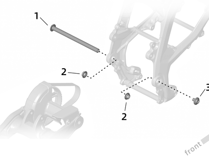 Axe de bras oscillant SUR-RON Ultra Bee Enduro