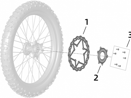 Ensemble roue avant SUR-RON Ultra Bee enduro