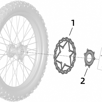 Ensemble roue avant SUR-RON Ultra Bee enduro