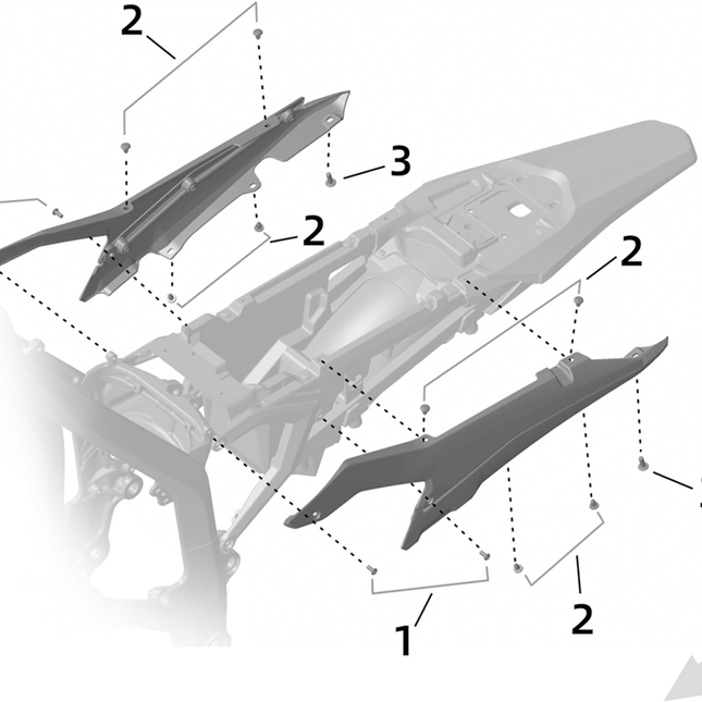 Fixation cache latéraux SUR-RON Ultra Bee Enduro