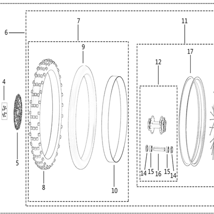 Roue Arrière SUR-RON Light Bee X Homologuée