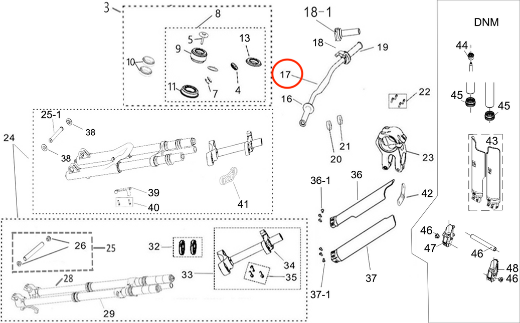 Guidon Off-road SUR-RON Light Bee